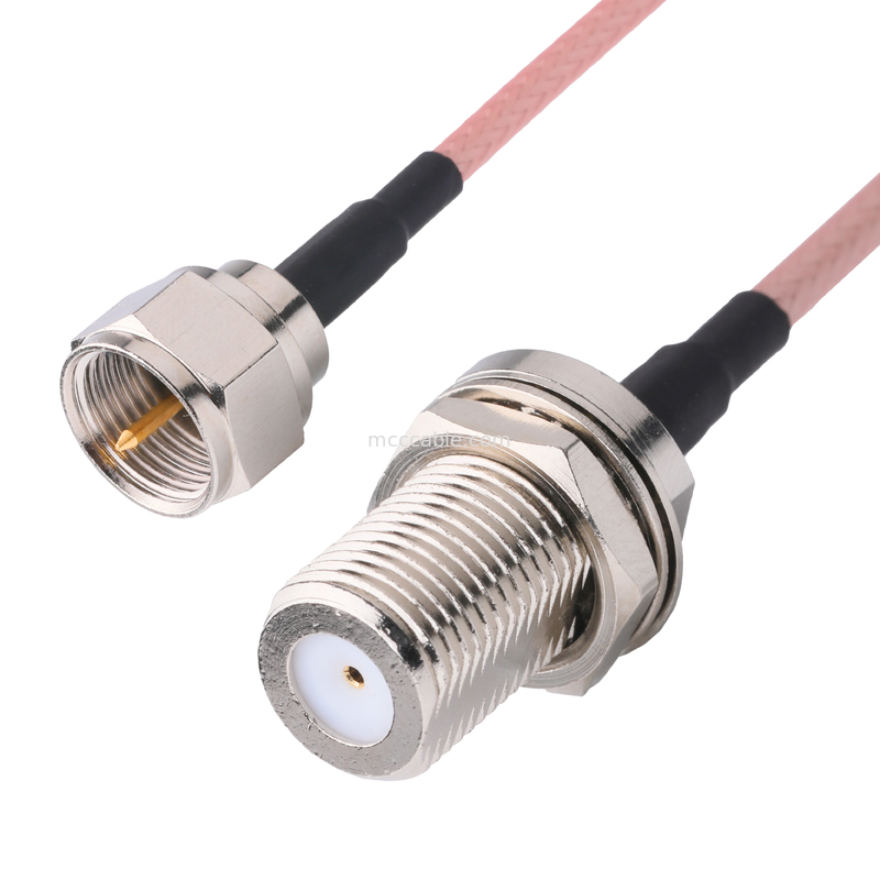 RG179 Cable coaxial de 75 ohm TE 5415226-1 para AMPHENOL CONNEX 222114-10 OEM / ODM