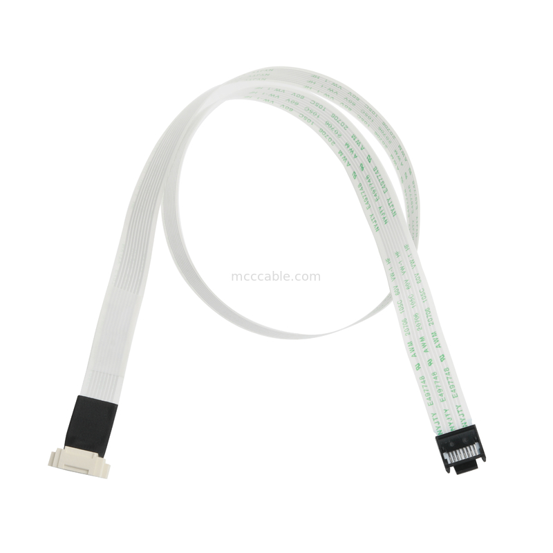 FFC/FPC IS100-L08T-C46-C Negro a HS100-L08N-N62 Negro LED CABLE de extensión FFC