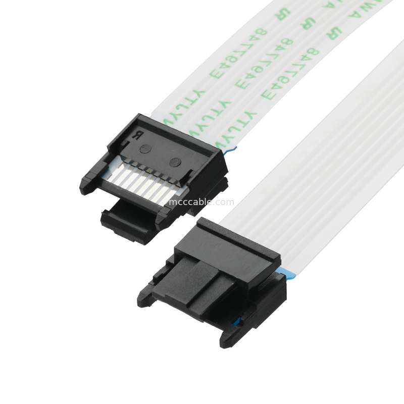 FFC/FPC IS100-L08T-C46-C Negro a HS100-L08N-N62 Negro LED CABLE de extensión FFC