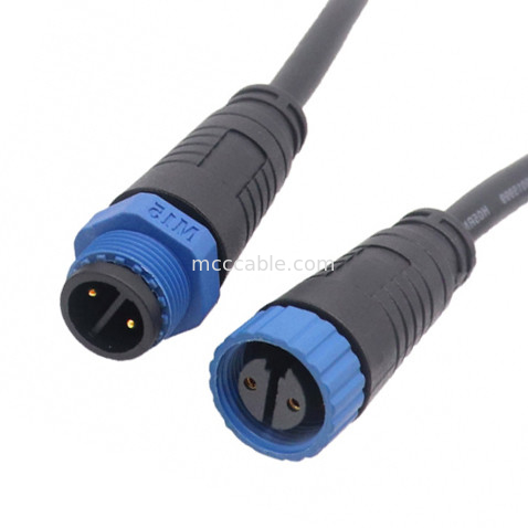 M15 Conector circular industrial de 2 pines y 3 pines M15 Conector de ensamblaje de tipo soldadura IP67