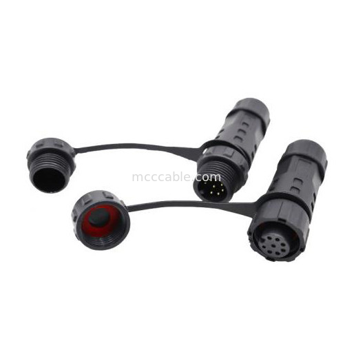 Fabrica Mini M12 8Pin Conector circular a prueba de agua enchufe de cable Industrial IP67 grado de protección a prueba de agua hombre / mujer