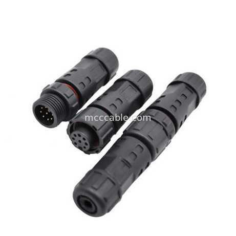 Fabrica Mini M12 8Pin Conector circular a prueba de agua enchufe de cable Industrial IP67 grado de protección a prueba de agua hombre / mujer