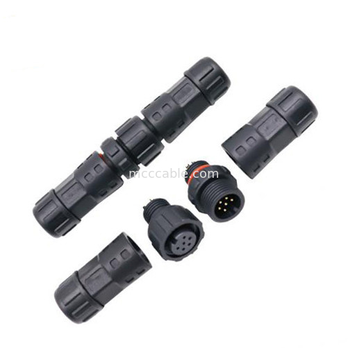 Fabrica Mini M12 8Pin Conector circular a prueba de agua enchufe de cable Industrial IP67 grado de protección a prueba de agua hombre / mujer