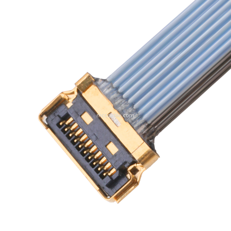 CABLE LVDS 10P 0,35mm Pitch 20857-010T-01 CABLE DE ensamblaje para el cable de micro-coax para el cable de conexión de cable