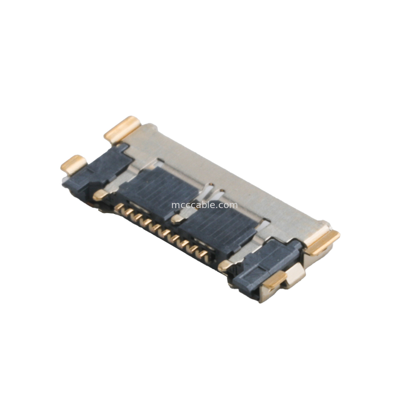 20Gbps/ carril 20525-210E-02 Conector Micro Coaxial de 0,4 mm