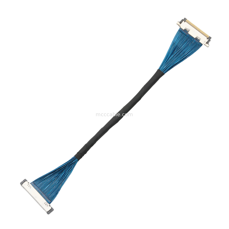 Cable Micro Coaxial 20380 -R30T-06 a 20345-30T-32R Conector de cable Coaxial de inclinación de 0,4 mm ROHS