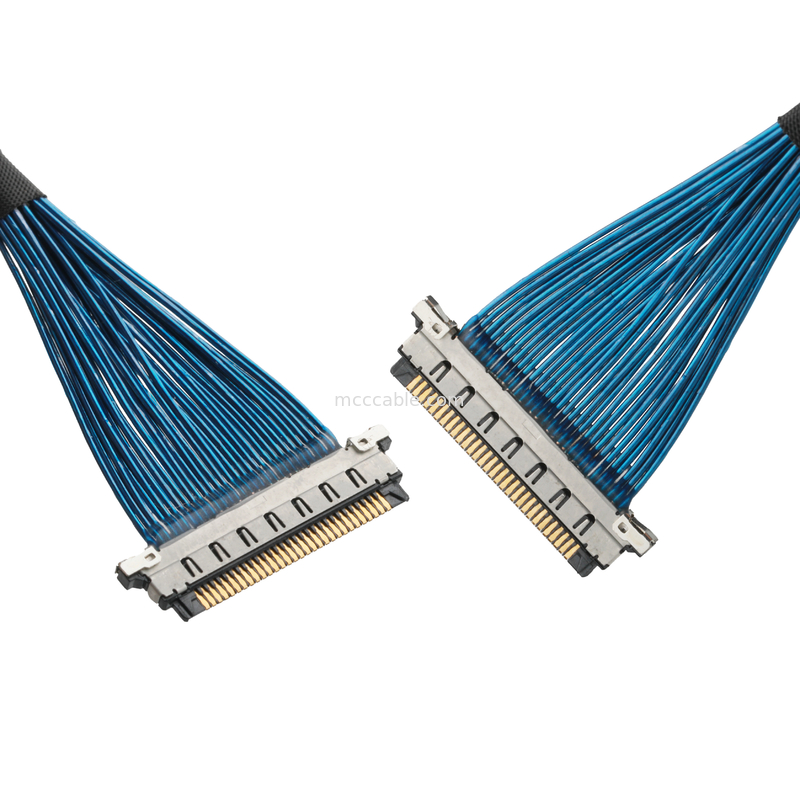 Cable Micro Coaxial 20380 -R30T-06 a 20345-30T-32R Conector de cable Coaxial de inclinación de 0,4 mm ROHS