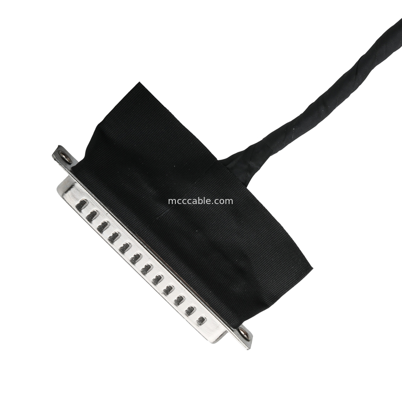 El cable de LVDS de ensamblaje D-SUB masculino a Molex 51021-0400 y 20453-240T-01 conector de cable OEM / ODM