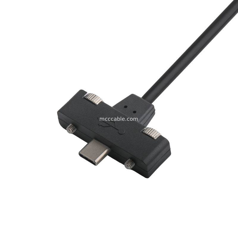 Interfaz Thunderbolt 4 de grado industrial, cable USB4, velocidad de transmisión de hasta 40 Gbps, carga súper rápida de 240W, 8K Ultra