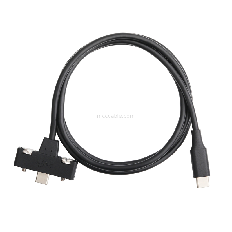 Interfaz Thunderbolt 4 de grado industrial, cable USB4, velocidad de transmisión de hasta 40 Gbps, carga súper rápida de 240W, 8K Ultra