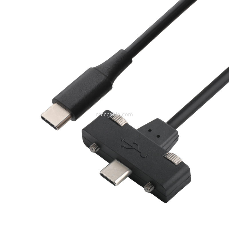 Interfaz Thunderbolt 4 de grado industrial, cable USB4, velocidad de transmisión de hasta 40 Gbps, carga súper rápida de 240W, 8K Ultra