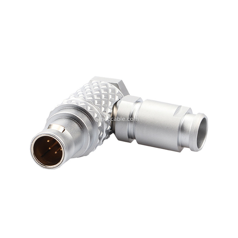 Conector de control industrial de la serie B T3 5Pin conector circular de ángulo recto 90°