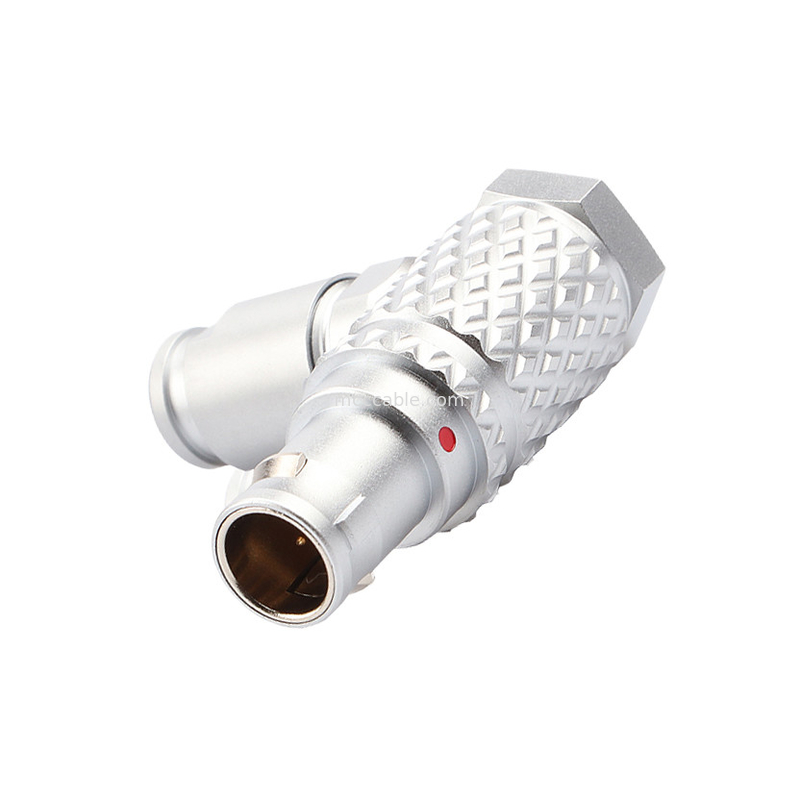 Conector de control industrial de la serie B T3 5Pin conector circular de ángulo recto 90°