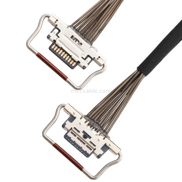 10 echada 20633-310T-01S Lvds de Pin Micro Coaxial Cable 0.4m m para la cámara termal