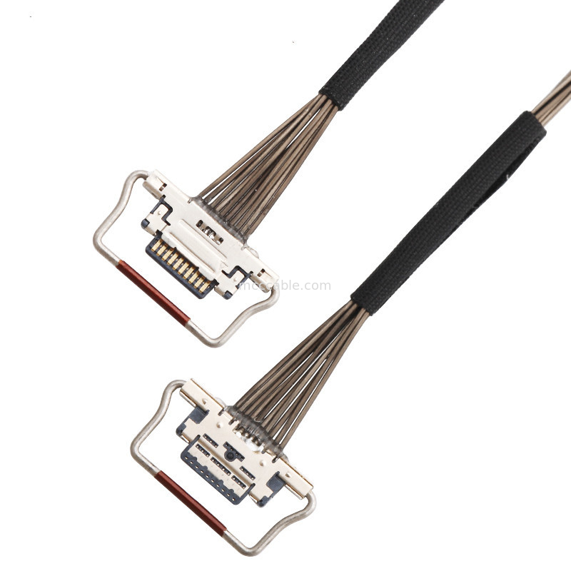 10 echada 20633-310T-01S Lvds de Pin Micro Coaxial Cable 0.4m m para la cámara termal