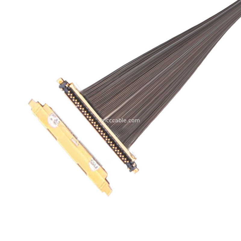 30P Cable Micro Coaxial 20531 030t 02 Cable Micro Coaxial, LCD Edp Cable con anchura de 0,25 mm