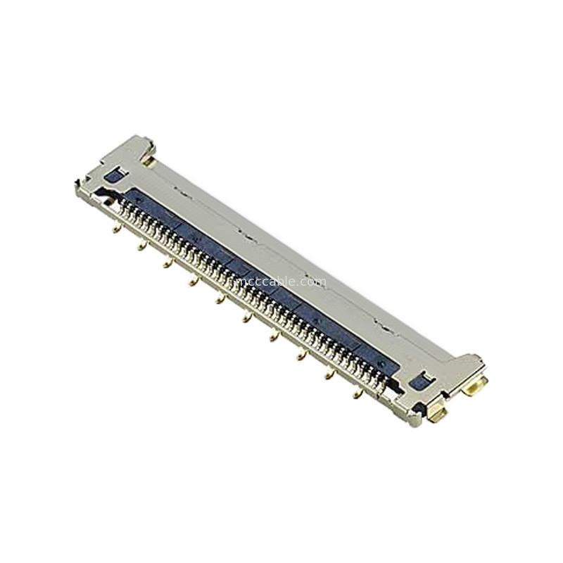 20679-030T-01 Microcable coaxial con inclinación de 0,4 mm Conector microcoaxial de apareamiento horizontal