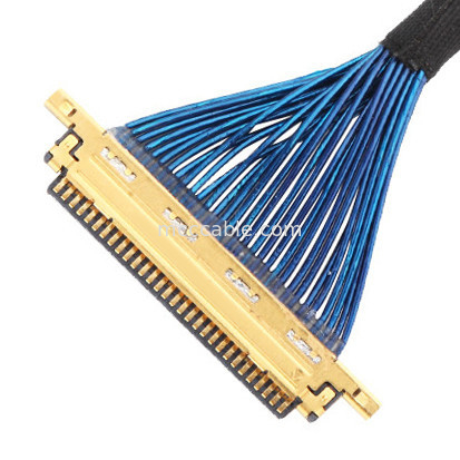 Micro Coaxial 20453-230T-03 a 20453-230T-03 Lvds Edp ensamblaje de cables con una anchura de 0,5 mm