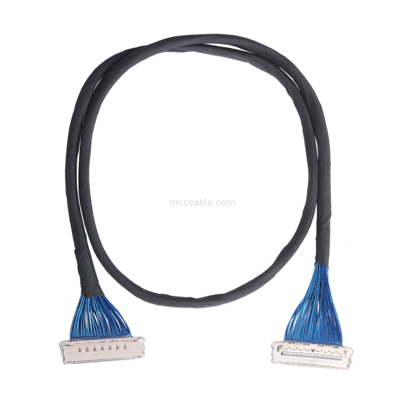 IDC CABLE 20679 20729 Serie 20679-050T-01 50P 0,4 mm Pitch Acoplamiento Horizontal Miniatura Cable Coaxial personalizar