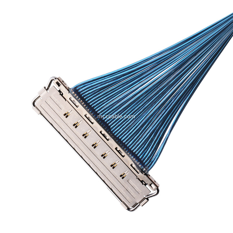 IDC CABLE 20679 20729 Serie 20679-050T-01 50P 0,4 mm Pitch Acoplamiento Horizontal Miniatura Cable Coaxial personalizar