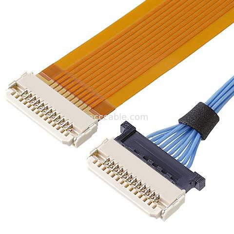 Enchufe 10 Pin Parts Micro Coaxial Cable del receptáculo de DW5 20597 20598-010T-02 010E-02