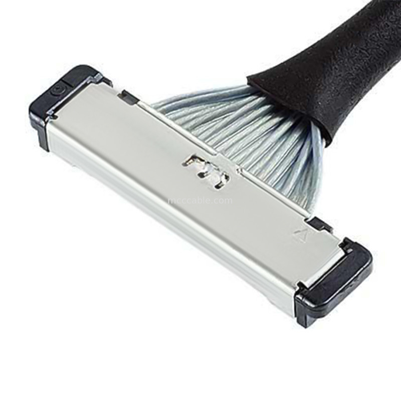 Cable del conector pin de los lvds 20 del conector de cable coaxial del micrófono del enchufe del receptáculo de SS 20380-R20T-06