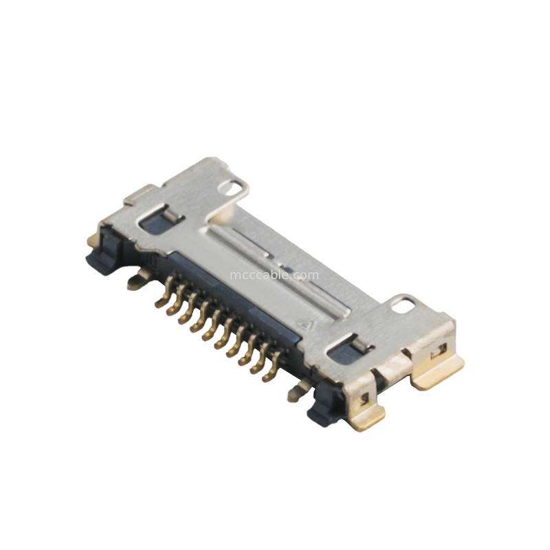 20Gbps/ carril 20525-210E-02 Conector Micro Coaxial de 0,4 mm