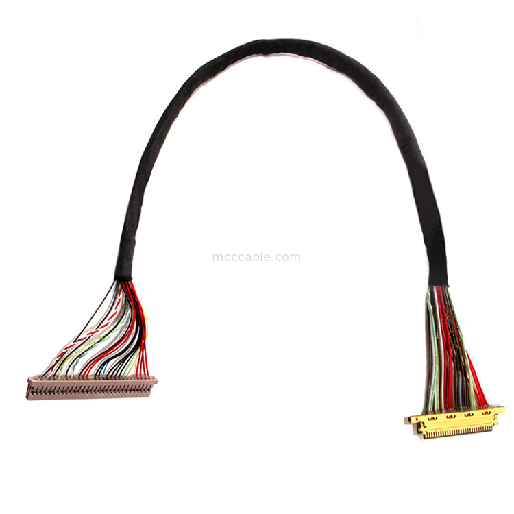 0.4 mm / 1.25 mm Pitch 30PIN a 30PIN I 20453 Lvds Cable para el monitor de LCD