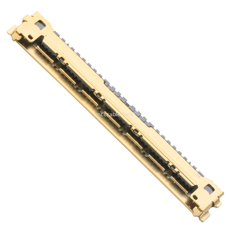 Pin micro 20525 CA del conector coaxial  40 de la echada 20525-040E-02 de 0.4m m