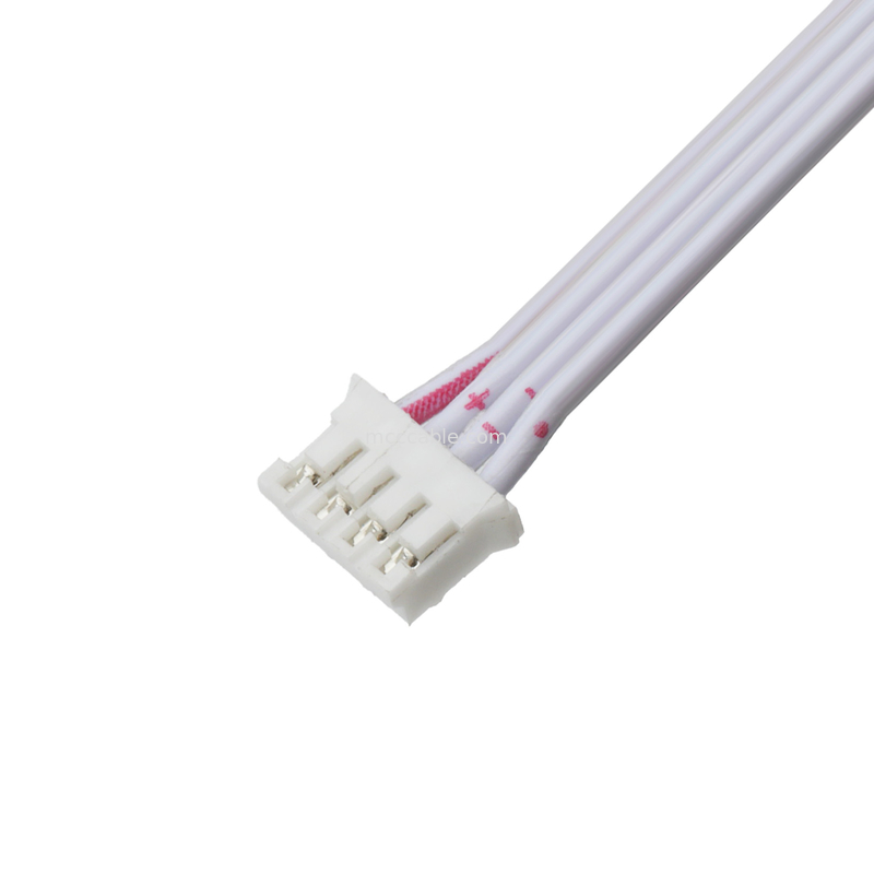 Conector LHE de 4 pines de cable de cinta plana flexible de macho a hembra para proyectos de audio de ingeniería electrónica