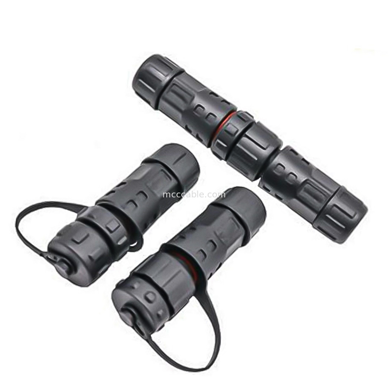 Conector circular de 8 pines impermeable de grado industrial M12 Conector de pantalla de LCD de cable moldeado femenino
