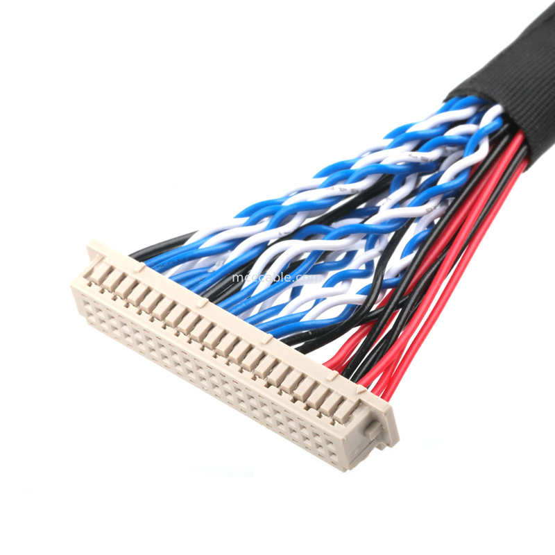 El cable LVDS DF13-4008-1.250 10 a FI-X30HL y el conector coaxial de KW30-8P-10 800