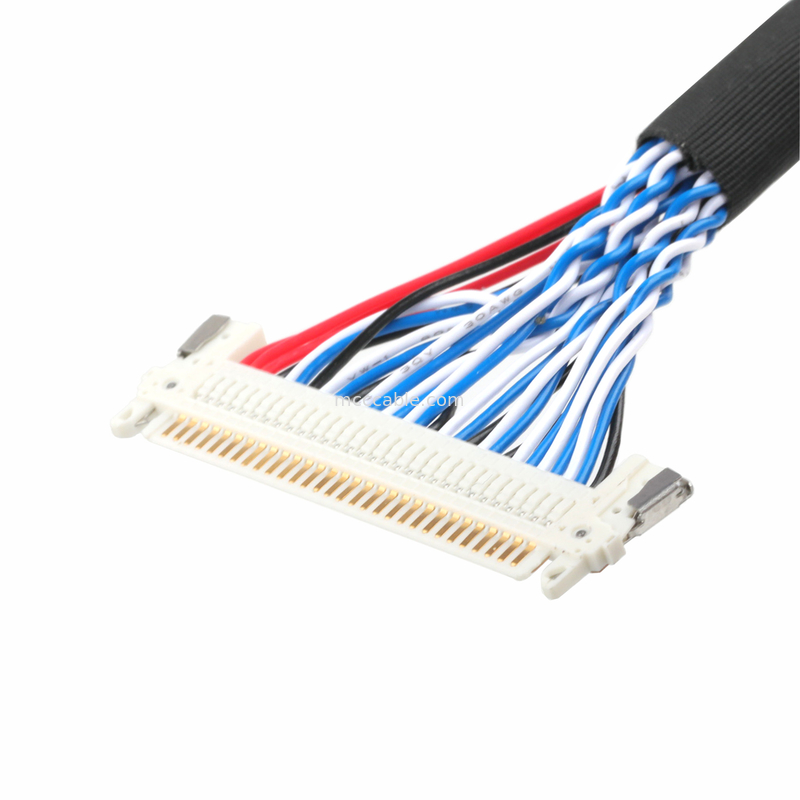 El cable LVDS DF13-4008-1.250 10 a FI-X30HL y el conector coaxial de KW30-8P-10 800