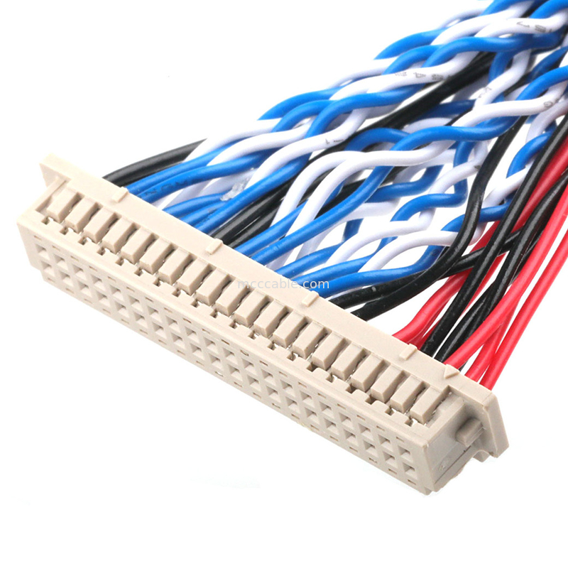 El cable LVDS DF13-4008-1.250 10 a FI-X30HL y el conector coaxial de KW30-8P-10 800