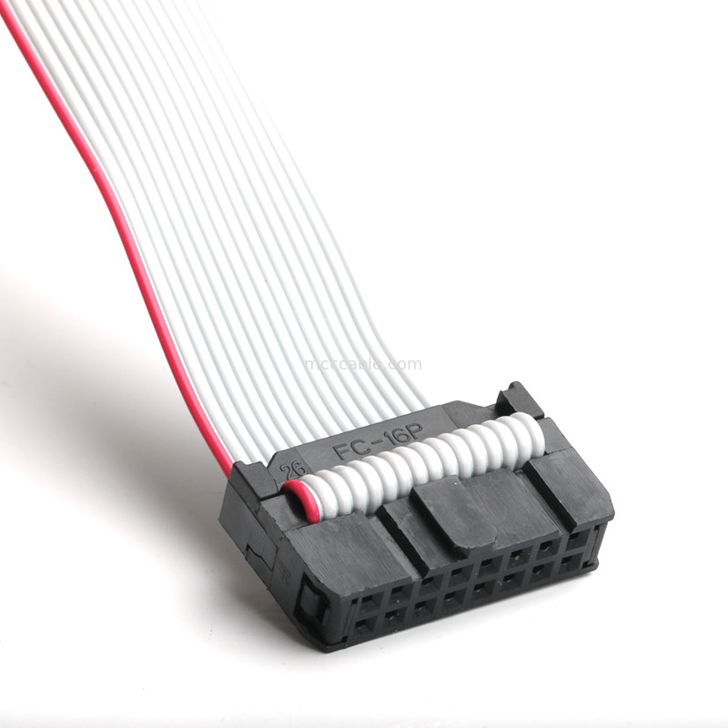 DP2.54-1×16P a IDC2.54 2×8P montaje de cable de cinta.