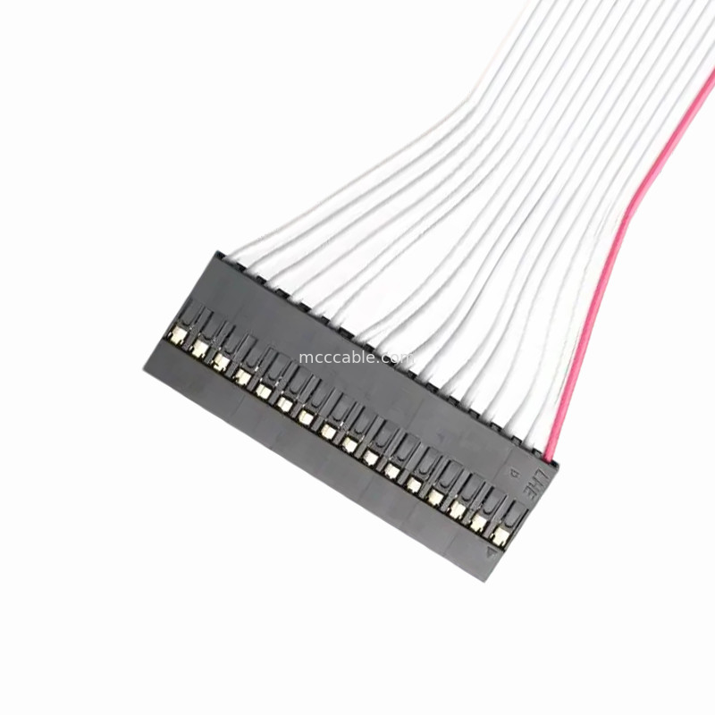 DP2.54-1×16P a IDC2.54 2×8P montaje de cable de cinta.