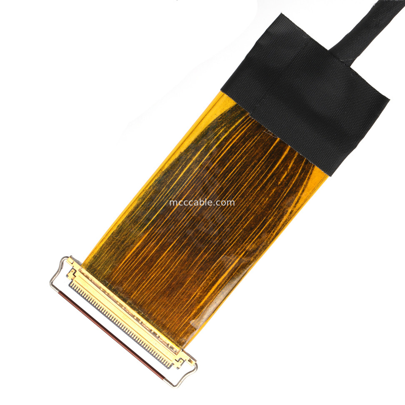 Ensamblaje de cable micro-coaxial de 50 pines con cable blindado AWG38 para datos de alta velocidad