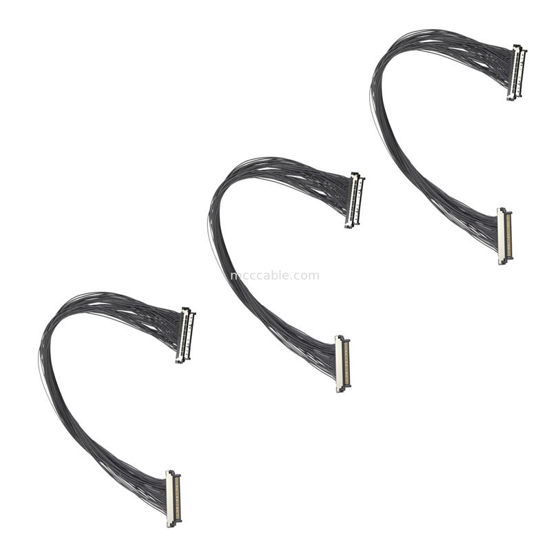 USL20-30SS-060C 0.4mm Micro Coax Cable IP67-Rated Connector For Outdoor & Harsh Environment Cameras