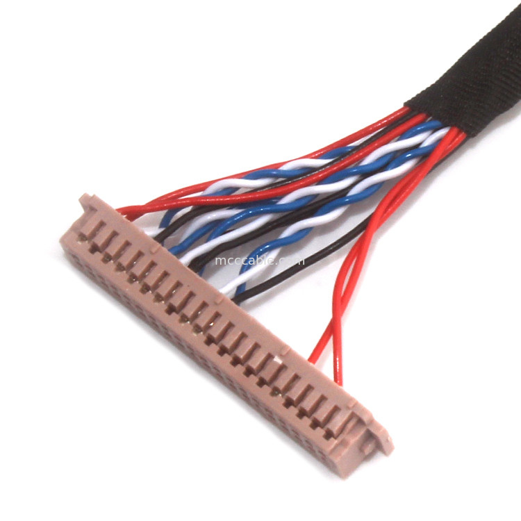 Las asambleas de cable coaxil micro de la UL, HORAS Lvds de JAE telegrafían 30 Pin Fi X30 a Df13 30ds 1.25c