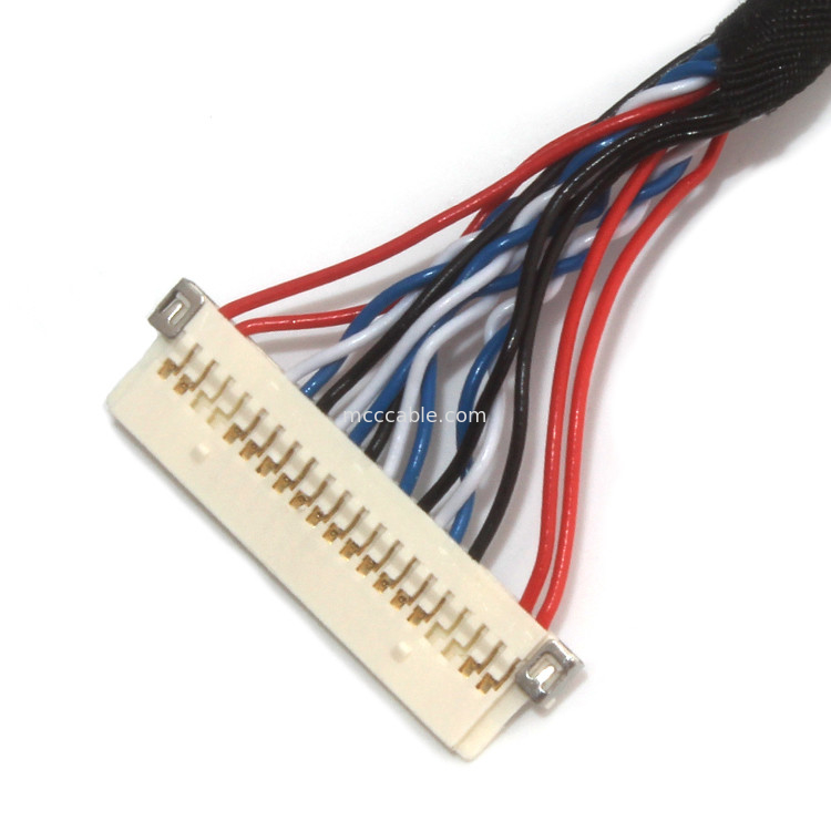 Las asambleas de cable coaxil micro de la UL, HORAS Lvds de JAE telegrafían 30 Pin Fi X30 a Df13 30ds 1.25c