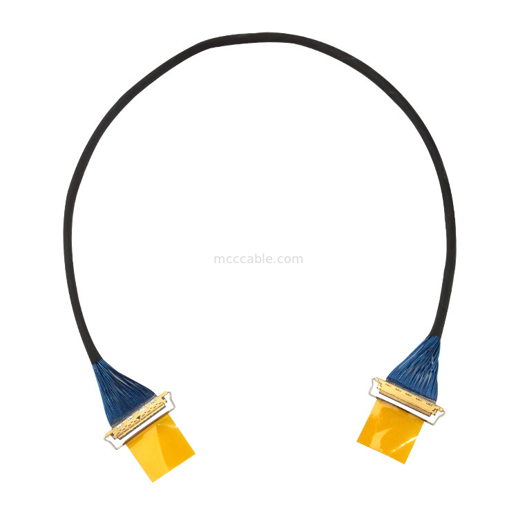 20 Gbps/carril Mini Coax Cable High Data Rate Transfer For Thunderbolt 3 conector de la exhibición de 20633 lvds 40T 01