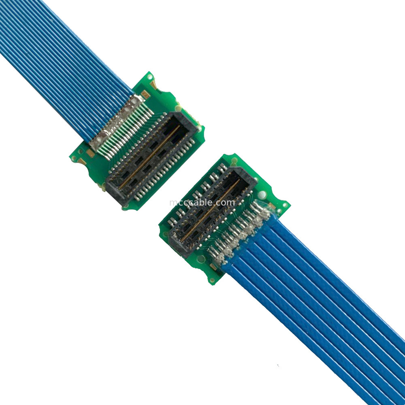 Conector de la exhibición de los lvds de la asamblea de cable de Samtec QSH-030-01-F D 30pin 60pin 90pin