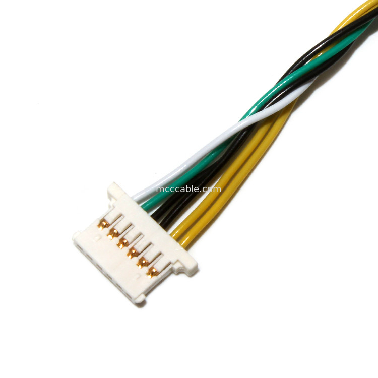 asamblea de cable de 1.25m m LED, asamblea de cable de Molex 51146 0600 a JST PHR 6