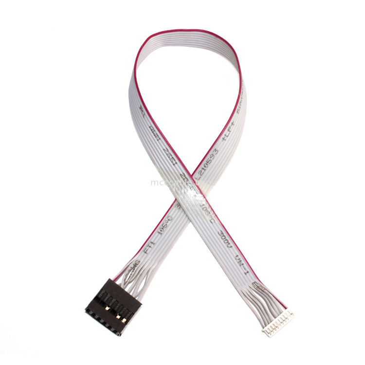 IDC 12 PIN Flat Flexible Ribbon Cable DF19 A JST RF para el cable de transmisión de PCBA