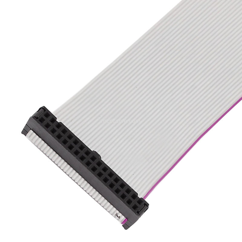 2,54 milímetros de la echada de cable de cinta flexible plano, 10 longitud del cable 60m m del Pin IDC