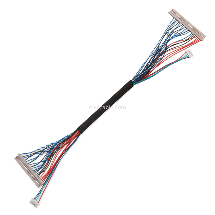 250V 20 Pin Lvds Cable  Df 14 a Df14 para el conector de la exhibición de los lvds del ordenador portátil