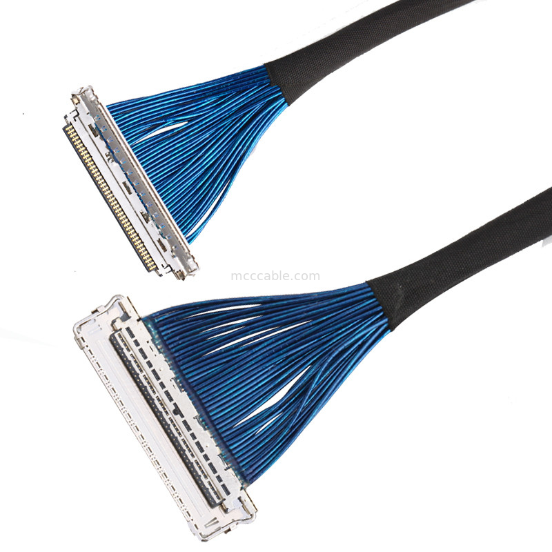 Asamblea de cable de Mipi Dsi Lvds del cable del Pin Lvds de la echada 30 de la UL 0.5m m 20846-030T-01 30P
