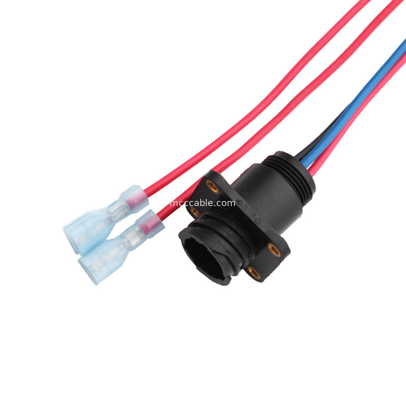 6 asamblea Molex 1722582106 del arnés de cable de la longitud del Pin 100m m a 4 Pin TE 208130-1