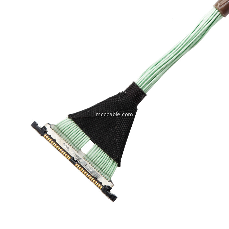 30 Pin Micro Coaxial Lvds Cable de EDP  0,3 mm Pitch DF56-30P-0,3SD