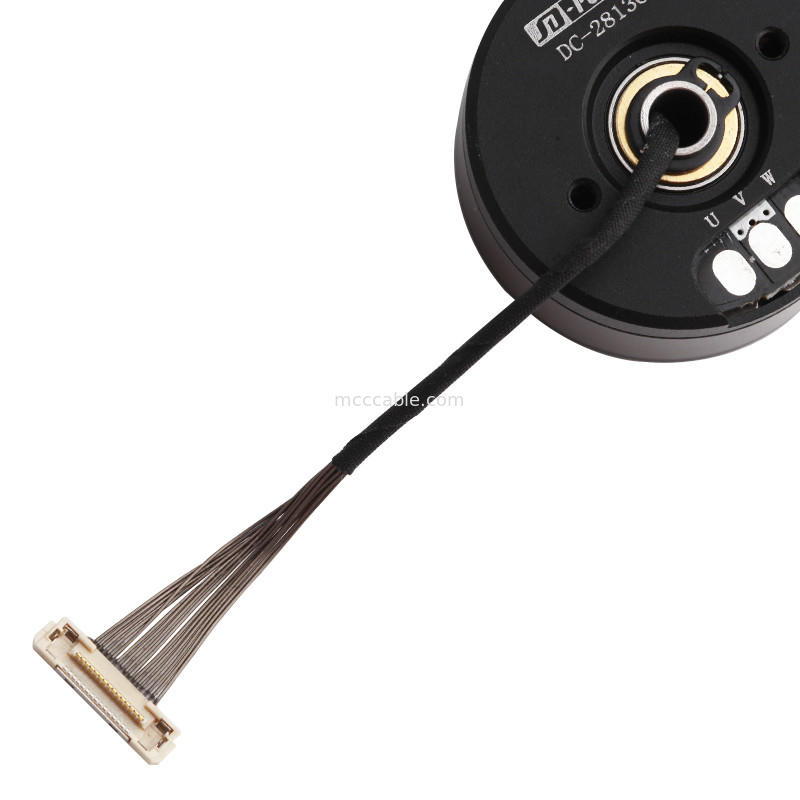 DF36C-15P-0.4SD de encargo al cable de la informática del arnés de cable LVDS de DC-2813C para la cámara del cardán